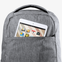 Anti-Diebstahl-Rucksack mit integriertem USB-Anschluss, Fach vorne