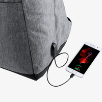 Anti-Diebstahl-Rucksack mit integriertem USB-Anschluss, USB-Anschluss