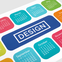 Arbeitskalender, DIN A4 quer (29,7 x 21,0 cm) Beispiellayout