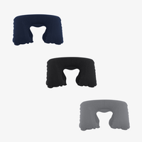 Aufblasbares Reise-Nackenkissen 3 Stück Farbauswahl