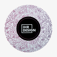 Aufkleber, bedruckt, Silber, Motiv