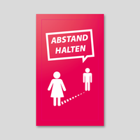 Aufkleber, farbig bedruckt, Motiv