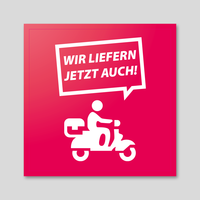 Aufkleber, farbig bedruckt, Motiv