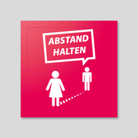 Aufkleber, farbig bedruckt, Motiv