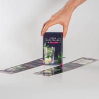 Aufsteller, farbig bedruckt, stehend