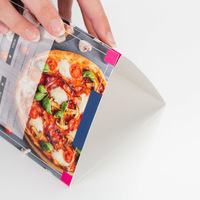 Aufsteller, farbig bedruckt, Details