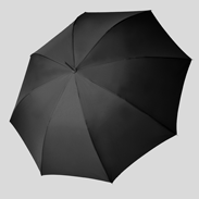 Stockschirm, farbig, aufgespannt