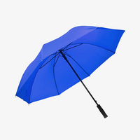 Stockschirm farbig Blau, offen