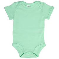 Babybody Kurzarm, Organic, Farbe Mintgrün