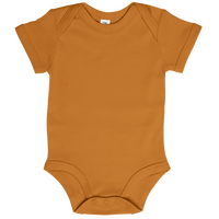 Babybody Kurzarm, Organic, Farbe Toffeebraun