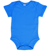 Babybody Kurzarm, Organic, Farbe Cobald Blau