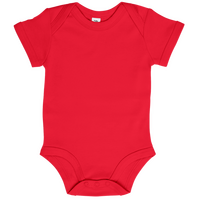 Babybody Kurzarm, Organic, Farbe Rot