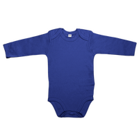 Babybody Langarm, Organic, Farbe Marineblau