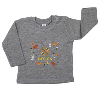 Baby-Langarmshirt, Organic, Bedruckt