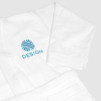 Bademantel klassisch, Detailansicht