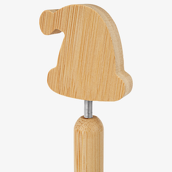 Bambus-Weihnachtskugelschreiber