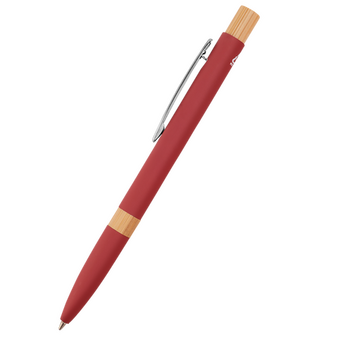 Bambus-Softtouch-Kugelschreiber Chroma, ohne Werbeanbringung