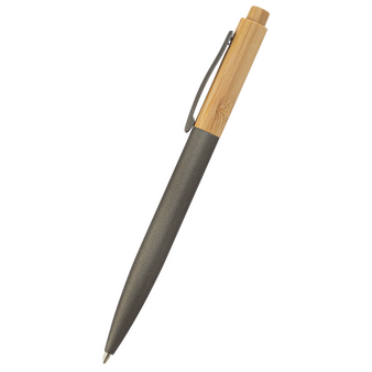 Bambus-Softtouch-Kugelschreiber, ohne Werbeanbringung