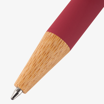 Bambus-Softtouch-Kugelschreiber Pastell, ohne Werbeanbringung