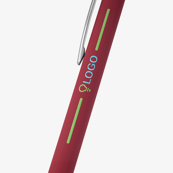 Bambus-Softtouch-Kugelschreiber Pastell