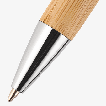 Bambus-Touchpen-Kugelschreiber Elegance mit einseitiger Lasergravur