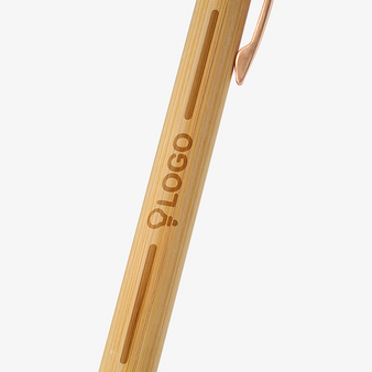 Bambus-Touchpen-Kugelschreiber Style mit einseitiger Lasergravur