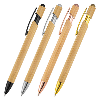 Bambus-Touchpen-Kugelschreiber Style