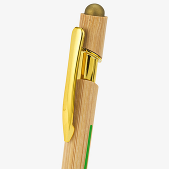 Bambus-Touchpen-Kugelschreiber Style