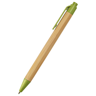 Bambus-Weizenstroh-Kugelschreiber, ohne Werbeanbringung