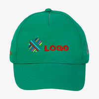 Basic Twill Baseballcap, 3 Stickpositionen: Vorne