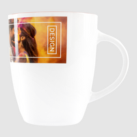 Tasse bedruckt seitlich