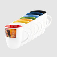 Tasse Aufreihung Farben