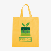 Baumwolltasche farbig, Kurzhenkel - 4/0-farbig, einseitig bedruckt