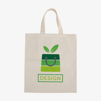 Baumwolltasche weiß/natur, Kurzhenkel - 4/0-farbig, einseitig bedruckt