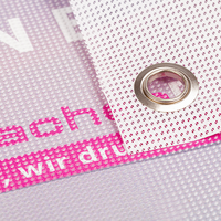 Banner, farbig bedruckt mit Öse