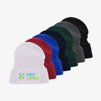 Beanie Farbauswahl, rechteckig bedruckt