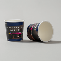 Becher doppelwandig 100ml, 4/0-farbig (CMYK), Innenansicht