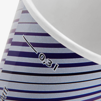 Becher doppelwandig mit Eichstrich 300 ml, 4/0-farbig (CMYK)