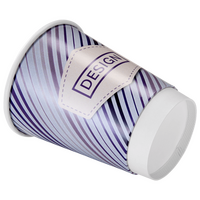 Becher doppelwandig mit Eichstrich 300 ml, 4/0-farbig (CMYK)