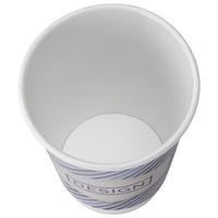 Becher doppelwandig mit Eichstrich 300 ml, 4/0-farbig