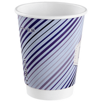 Becher doppelwandig mit Eichstrich 300 ml, 4/0-farbig