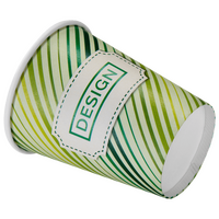 Becher einwandig mit Eichstrich 200 ml, 4/0-farbig