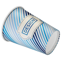 Becher einwandig mit Eichstrich 300 ml, 4/0-farbig (CMYK)