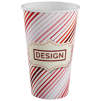 Becher einwandig mit Eichstrich 400 ml, 4/0-farbig