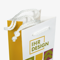 Bedruckte Tragetaschen (Breite 12 x Höhe 40 x Tiefe 9 cm)