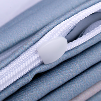 Bettbezug, farbig bedruckt, Reißverschluss