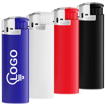 BIC®-Elektro-Feuerzeug, 1-farbig beidseitig bedruckt