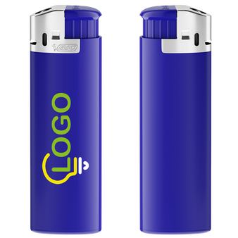 BIC®-Elektro-Feuerzeug, 3-farbig einseitig bedruckt