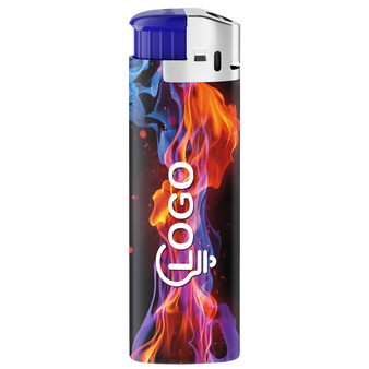 BIC®-Elektro-Feuerzeug, 4/0-farbig rundherum bedruckt