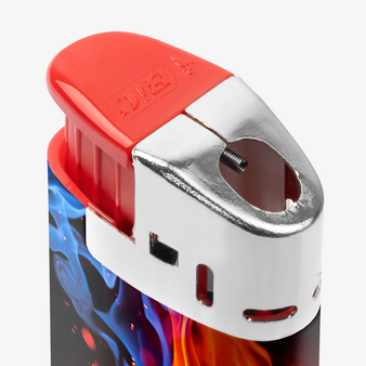 BIC®-Elektro-Feuerzeug, 4/0-farbig rundherum bedruckt